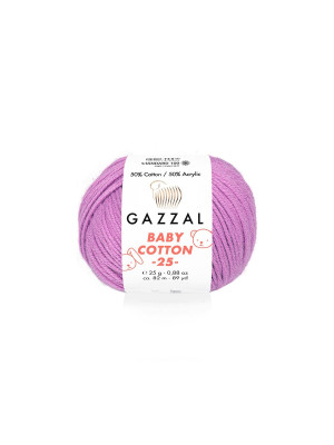 Пряжа Gazzal BabyCotton 25 цвет 3414