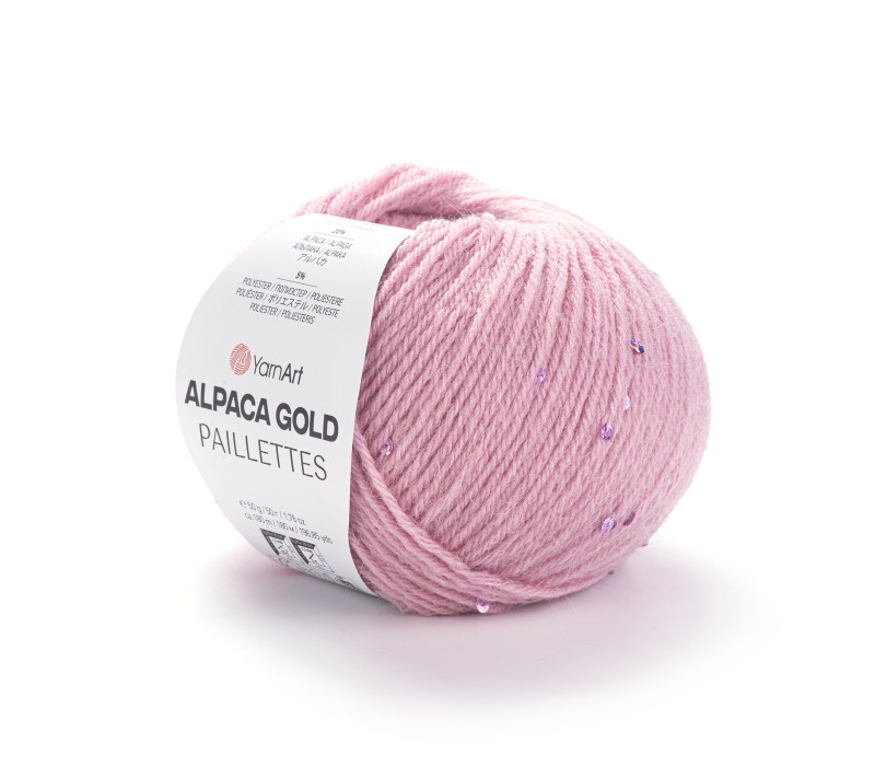 Пряжа Yarnart Alpaca Gold Paillettes 9306
