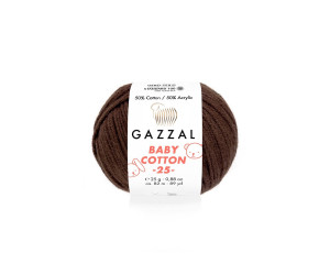 Пряжа Gazzal BabyCotton 25 цвет 3436