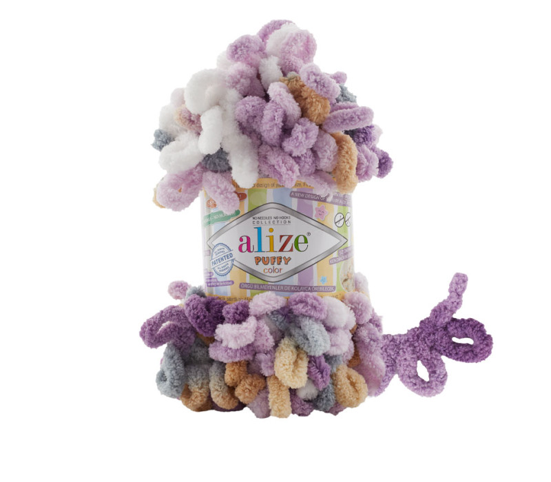 Пряжа Alize Puffy Color 6522 Пряжа Alize Puffy Color 6522