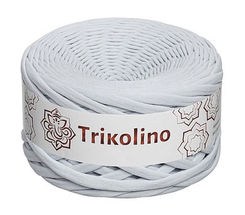 Пряжа трикотажная 7-9 мм "Trikolino" 100м. Светло-серый Пряжа трикотажная 7-9 мм "Trikolino" 100м. Светло-серый