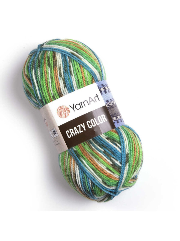 Пряжа Yarnart Crazy Color 177