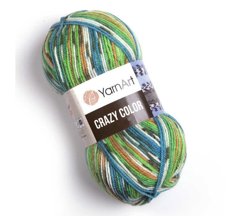 Пряжа Yarnart Crazy Color 177