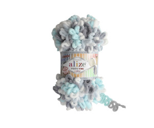 Пряжа Alize Puffy Fine Color 5939