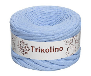 Пряжа трикотажная 7-9 мм "Trikolino" 100м. Васильковый