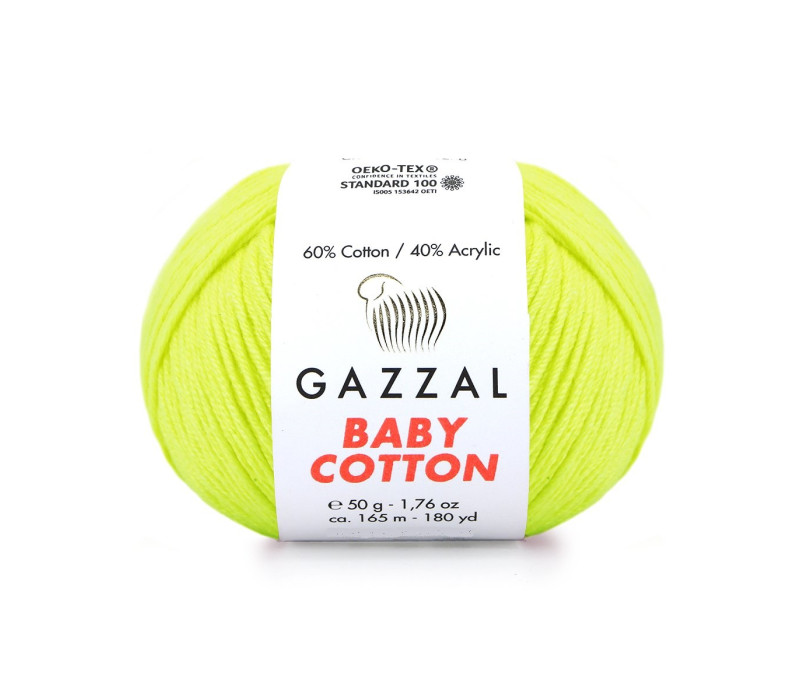 Пряжа Gazzal BabyCotton 3462 Пряжа Gazzal BabyCotton 3462
