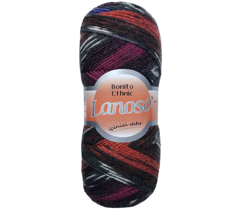 Пряжа Lanoso Bonito Ethnic 1208 Пряжа Lanoso Bonito Ethnic 1208