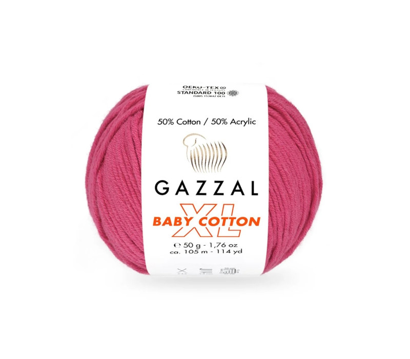 Пряжа Gazzal BabyCotton XL 3415