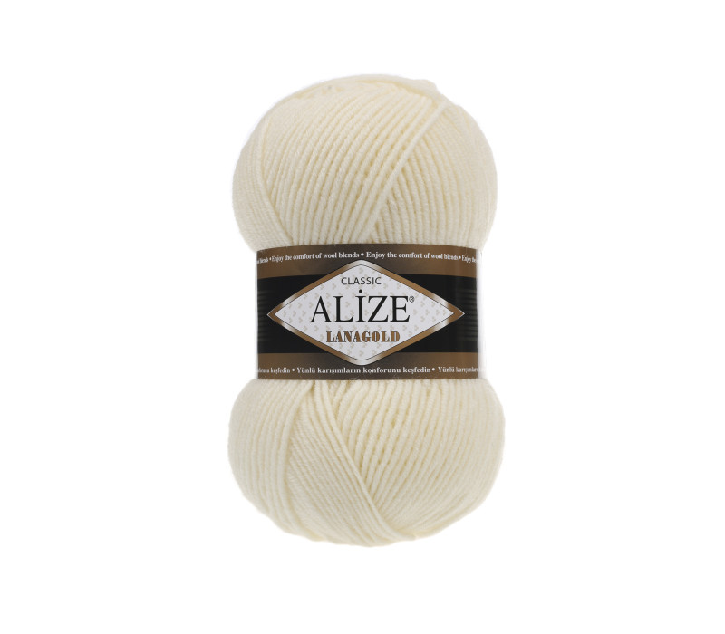 Пряжа Alize Lanagold Classic 01 Пряжа Alize Lanagold Classic 01