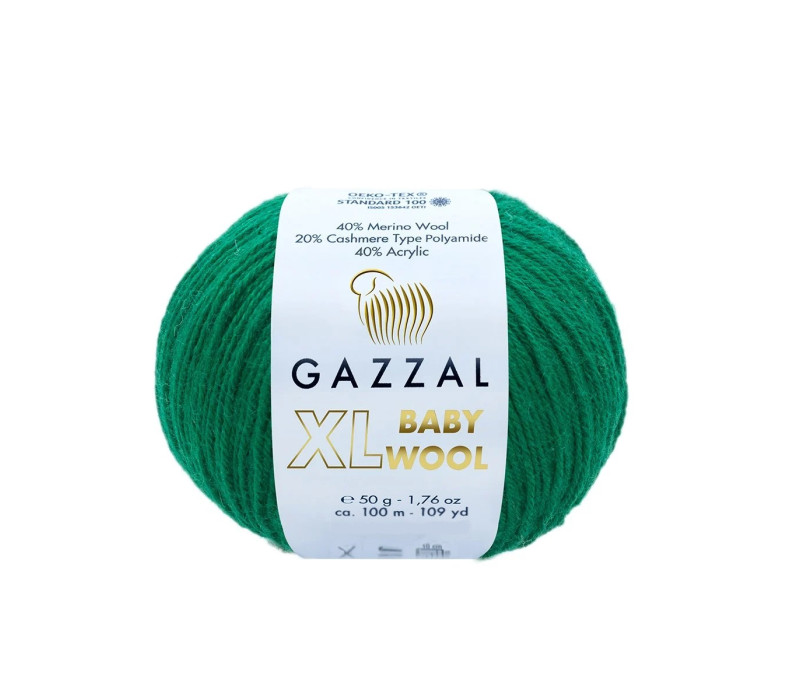 Пряжа Gazzal Baby Wool XL 814 Пряжа Gazzal Baby Wool XL 814