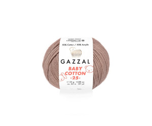 Пряжа Gazzal BabyCotton 25 цвет 3434