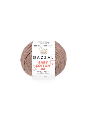 Пряжа Gazzal BabyCotton 25 цвет 3434