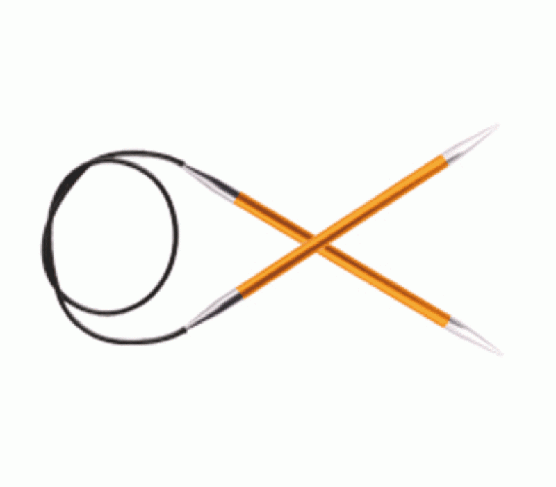 Спиці кругові 2.25мм 120см Zing KnitPro 47182 Спиці кругові 2.25мм 120см Zing KnitPro 47182