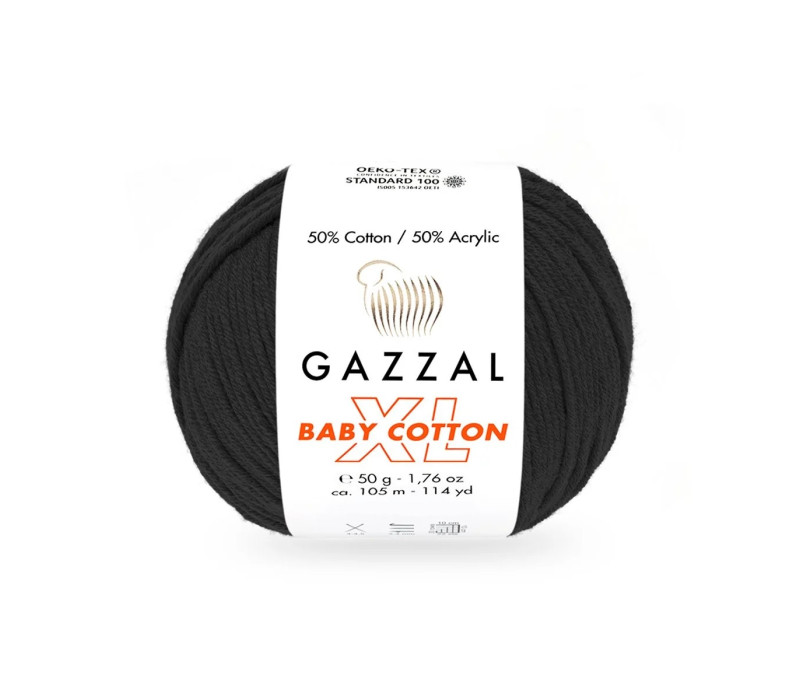 Пряжа Gazzal BabyCotton XL 3433 Пряжа Gazzal BabyCotton XL 3433
