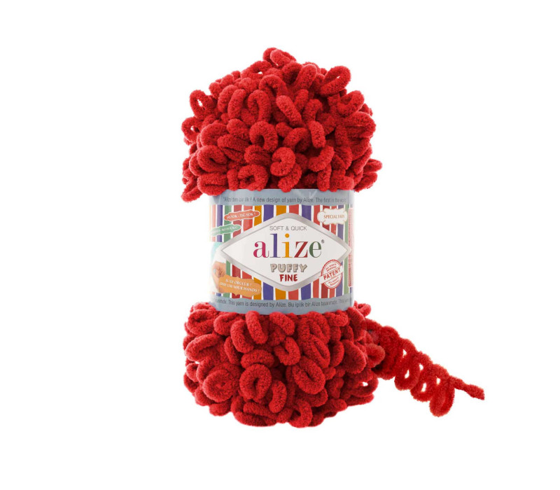 Пряжа Alize Puffy Fine 56 Пряжа Alize Puffy Fine 56