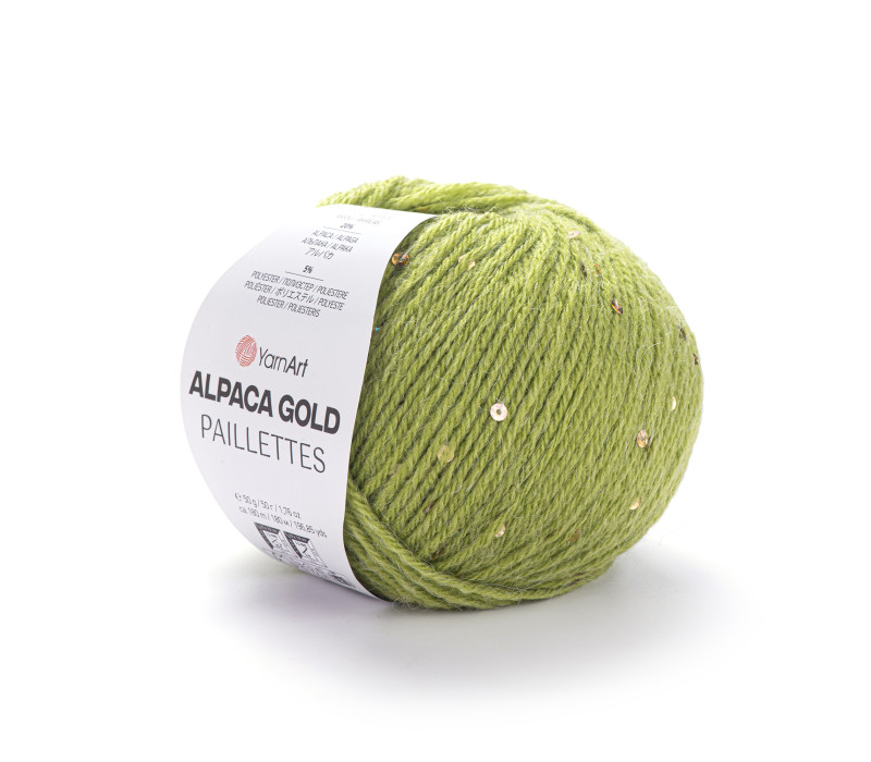 Пряжа Yarnart Alpaca Gold Paillettes 9310