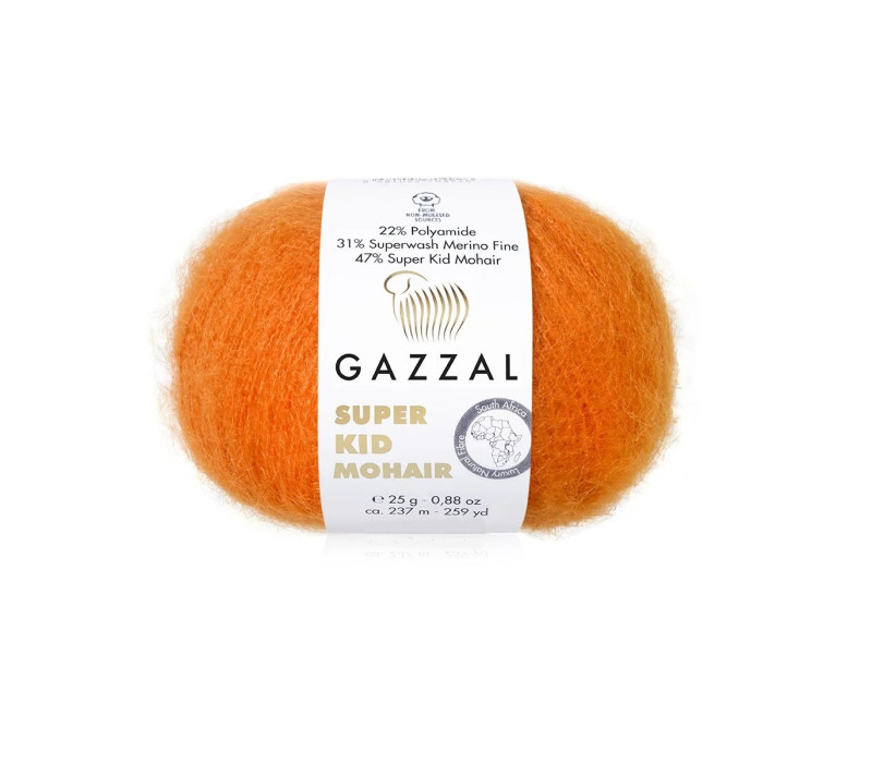 Пряжа Gazzal Super Kid Mohair 64429 Пряжа Gazzal Super Kid Mohair 64429