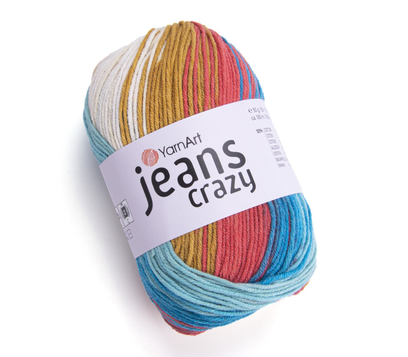 Пряжа YarnArt Jeans Crazy 8221 Пряжа YarnArt Jeans Crazy 8221