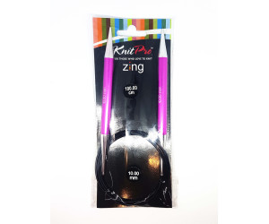 Спиці кругові 10мм 100см Zing KnitPro 47168