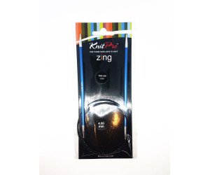 Спиці кругові 4мм 100см Zing KnitPro 47159