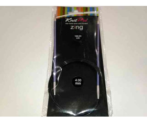 Спиці кругові 4мм 100см Zing KnitPro 47159