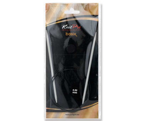 Спиці кругові 4,5мм 100см Basix Aluminium KnitPro 45346