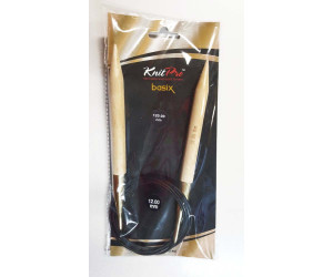 Спиці кругові 12мм 120см Basix Birch Wood KnitPro 35358