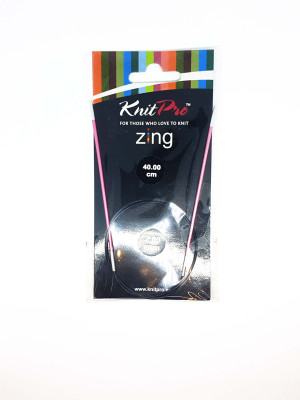 Спиці кругові 2мм 40см Zing KnitPro 47061