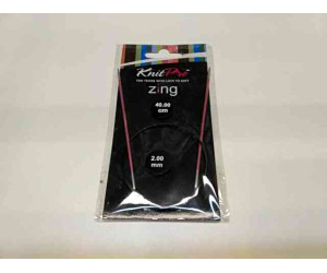 Спиці кругові 2мм 40см Zing KnitPro 47061