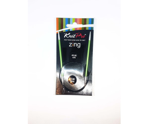 Спиці кругові 3,5мм 40см Zing KnitPro 47067