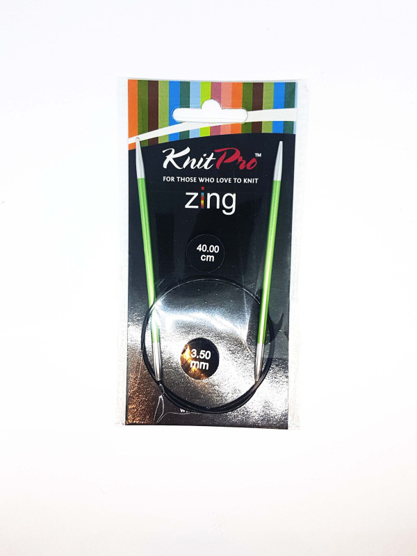 Спиці кругові 3,5мм 40см Zing KnitPro 47067