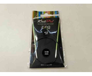 Спиці кругові 3,5мм 40см Zing KnitPro 47067