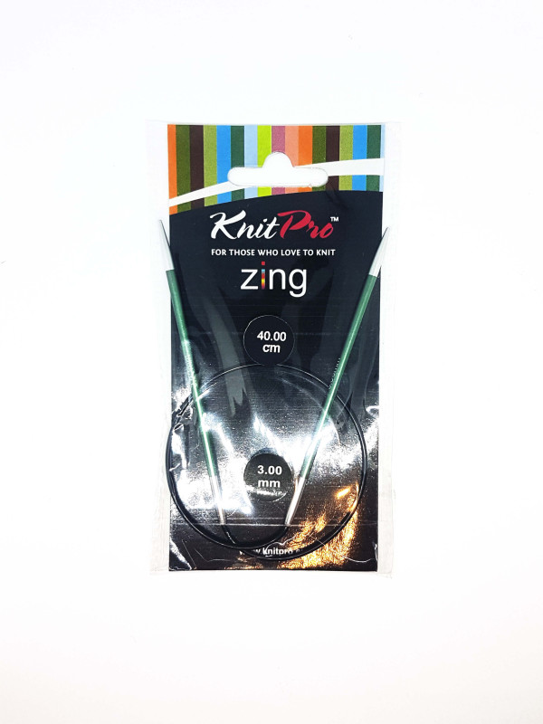 Спиці кругові 3мм 40см Zing KnitPro 47065