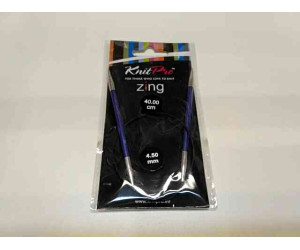 Спиці кругові 4,5мм 40см Zing KnitPro 47070