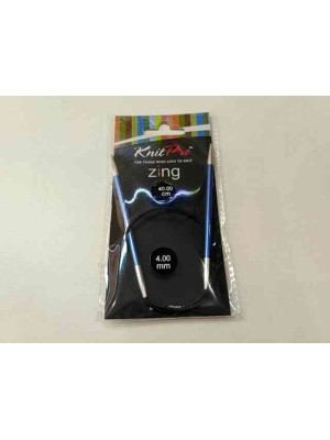 Спиці кругові 4мм 40см Zing KnitPro 47069