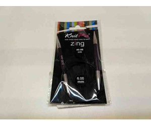 Спиці кругові 6мм 40см Zing KnitPro 47073
