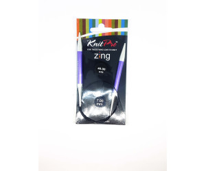 Спиці кругові 7мм 40см Zing KnitPro 47075