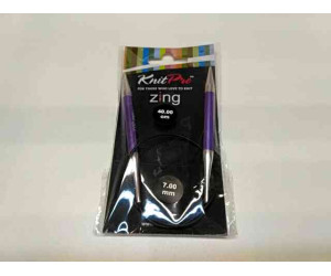 Спиці кругові 7мм 40см Zing KnitPro 47075