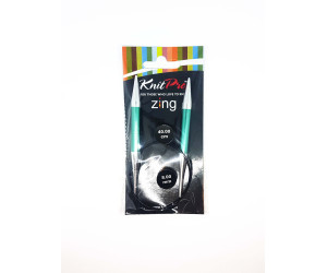Спиці кругові 8мм 40см Zing KnitPro 47076