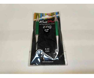 Спиці кругові 8мм 40см Zing KnitPro 47076