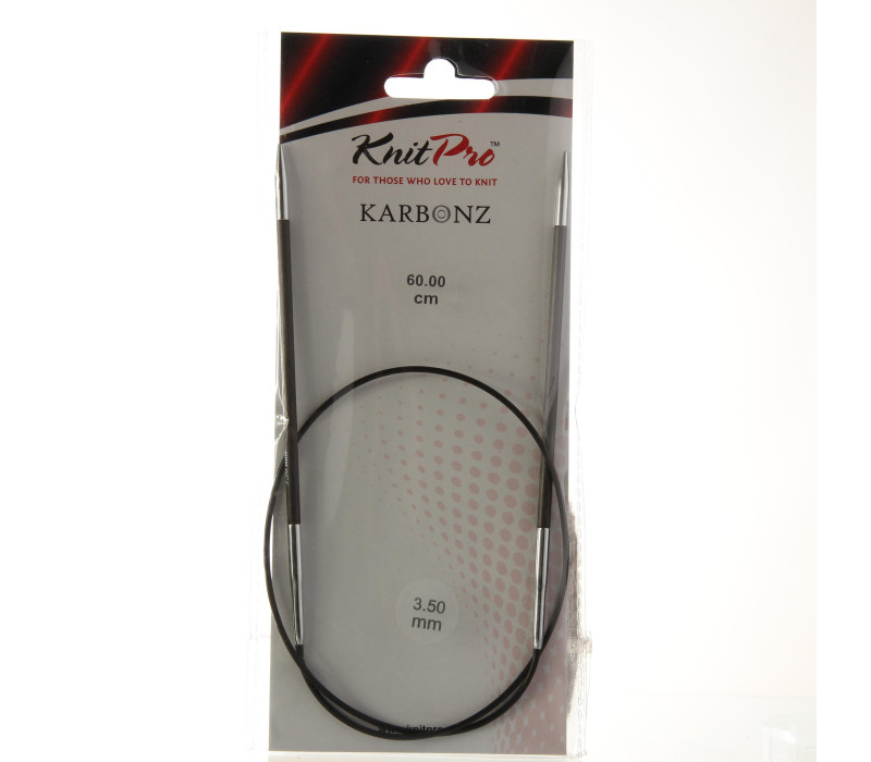 Спиці кругові 2мм 60см Karbonz KnitPro 41160