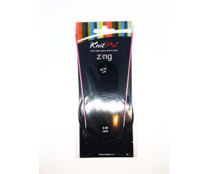 Спиці кругові 2мм 80см Zing KnitPro 47121