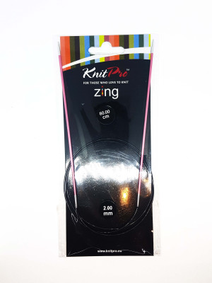 Спиці кругові 2мм 80см Zing KnitPro 47121