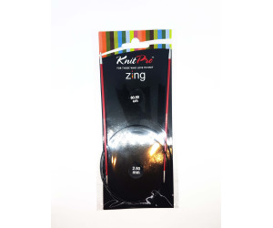 Спиці кругові 2,5мм 80см Zing KnitPro 47123