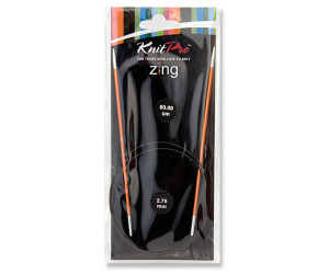 Спиці кругові 2,75мм 80см Zing KnitPro 47124