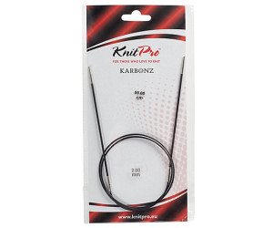 Спиці кругові 2мм 80см Karbonz KnitPro 41180