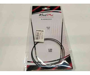 Спиці кругові 2мм 80см Karbonz KnitPro 41180