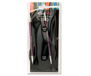 Спиці кругові 6мм 80см Zing KnitPro 47133