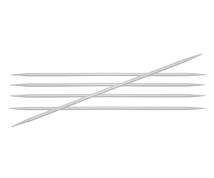 Спицы носочные 4,5мм 20см Basix Aluminium KnitPro 45116