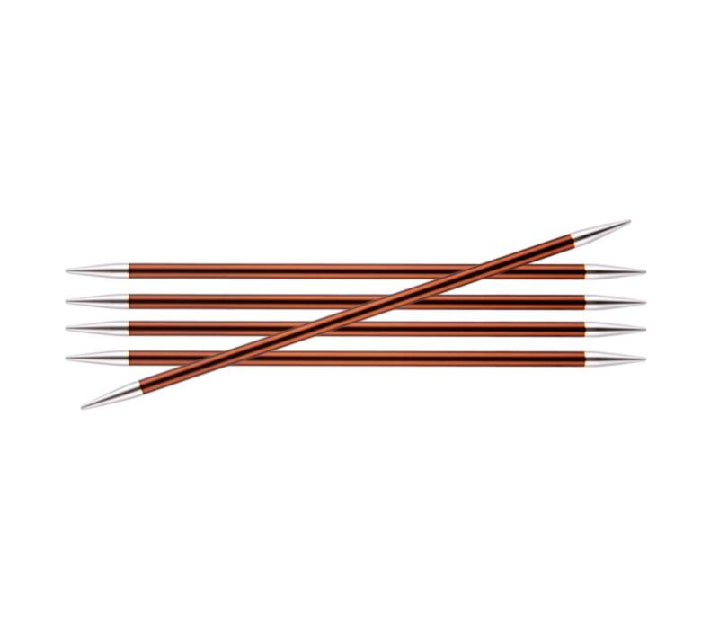 Спицы носочные 5,5 мм 20см Zing KnitPro 47042 Спицы носочные 5,5 мм 20см Zing KnitPro 47042